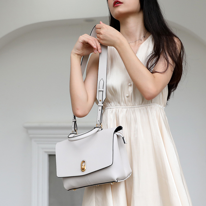 Sac de créateur Vintage de luxe pour femmes, Simple, grande capacité, élégant, épaule et sac à main en cuir véritable, SENYY