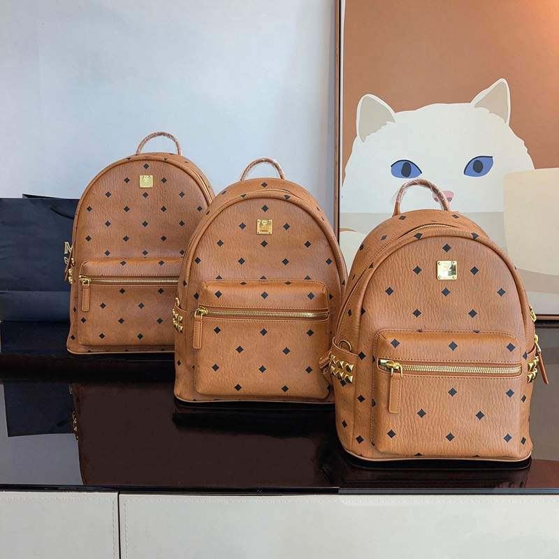 Designer Backpack Women's Fashion Retro Double Backpack Classic Letter Color Large Capacity Commuter Portable Trendy Bag Famous Person Same Sty
