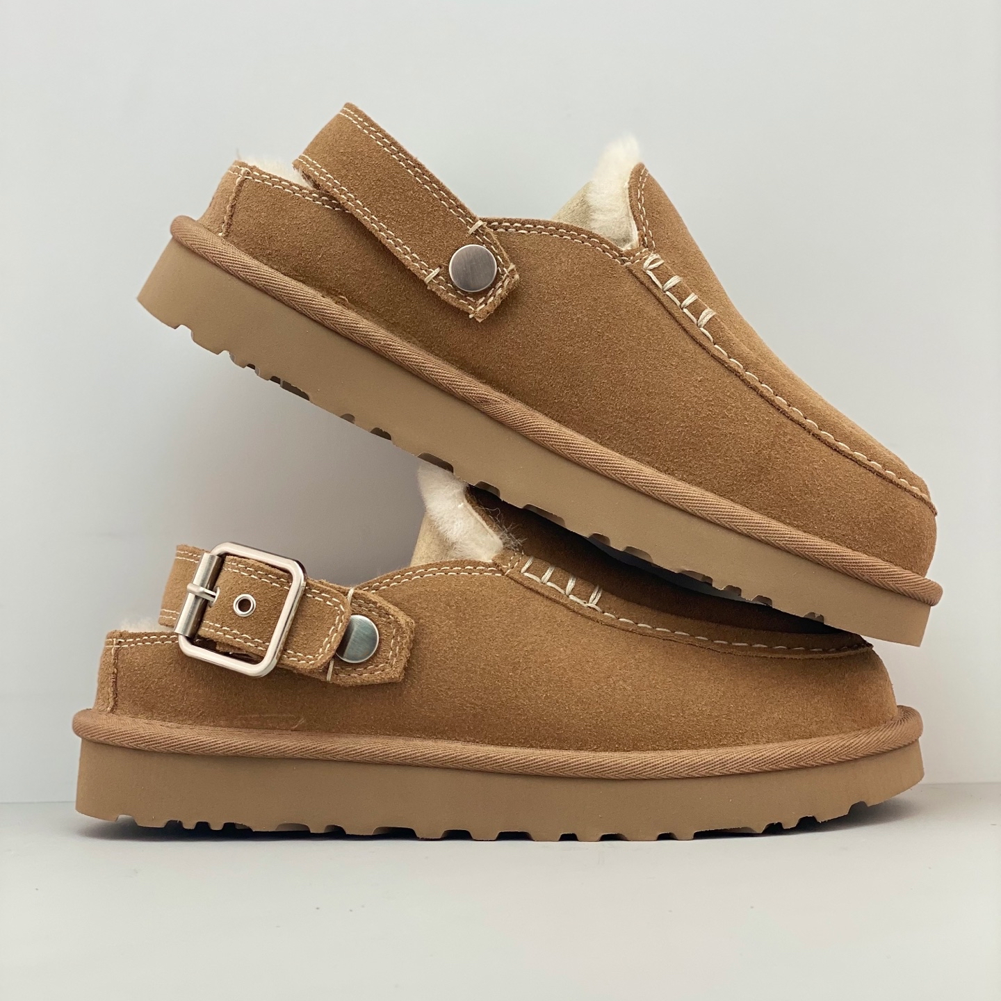 designer Goldenstar Evelina Clog slippers Tasman Tazz fluffy Slipper Chestnut Winter Fur Platform Boot Women Men Suede mustard seed micro Boots gold