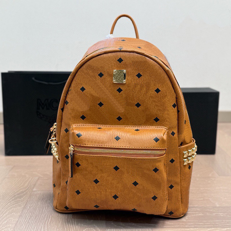 Designer Backpack Women's Fashion Retro Backpack Classic Letter Color Bag Large Capacity Commuter Portable Trendy Bag Metal Mini Backpack