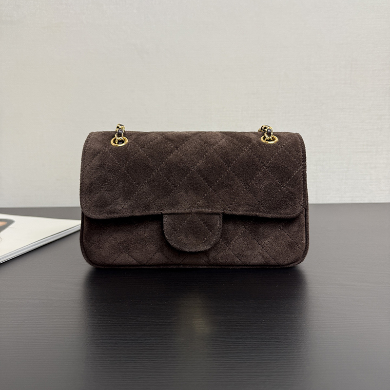 Mini Flap Bag Designer Shoulder Bag suede Crossbody bag 20cm Mirror quality Full set packaging X001B