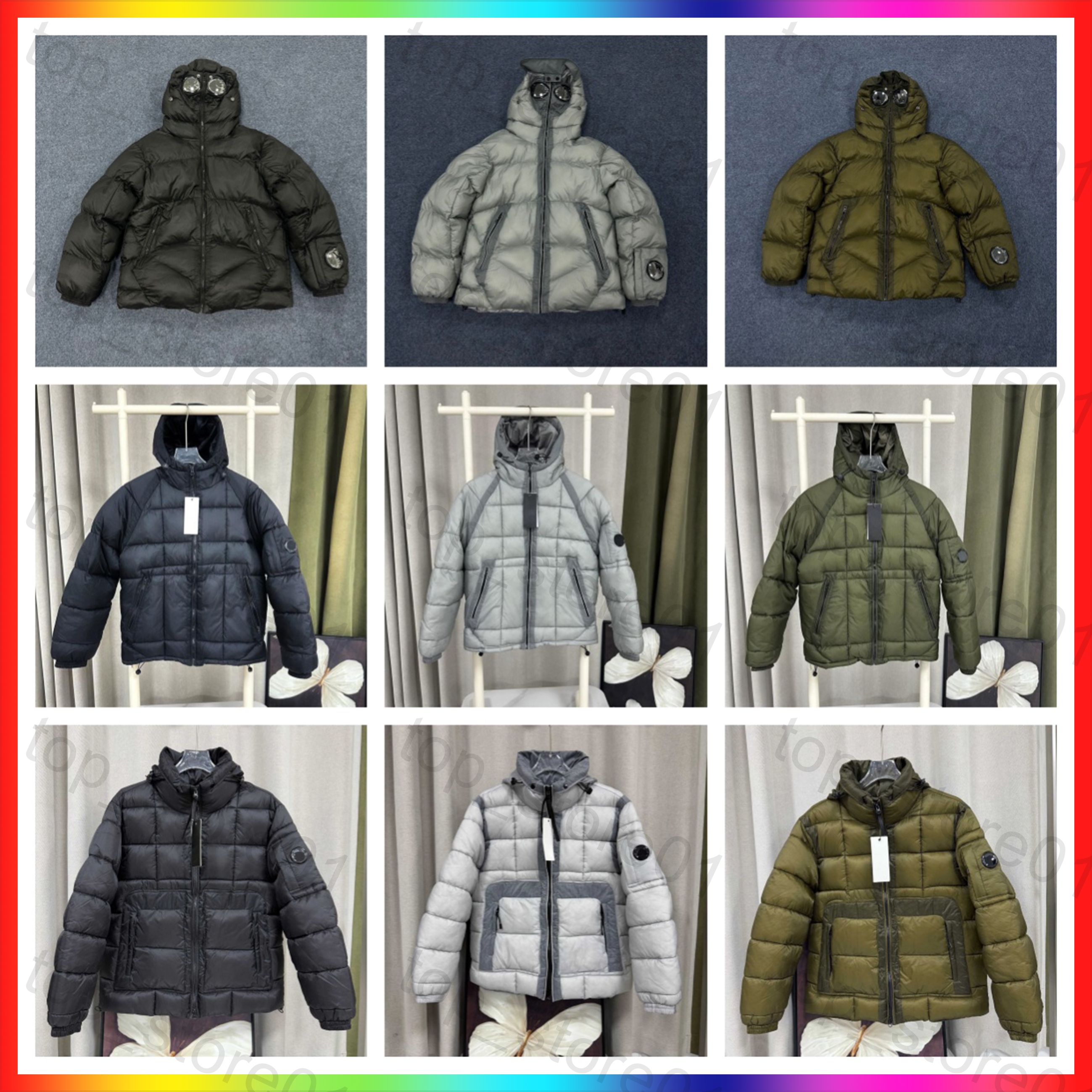 5A Designer Jackets Mens cmpanyyyy jacket Canada Puffer Jacket goggles decoration coat Puffer Coats Anti-Cold Windproof Warm Coat Thickened Long Sle