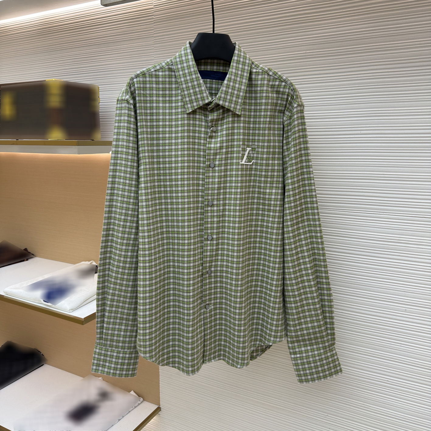Designer brand clothing, high-quality men's shirts, men's casual shirts, retro casual shirts, cotton breathable loose and stackable long s