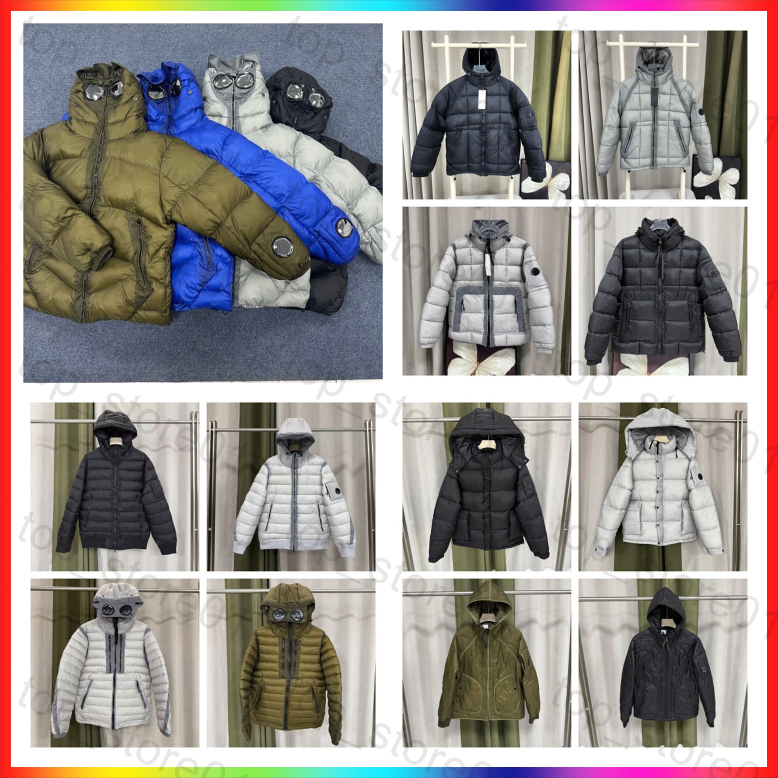 5A Designer Jackets Mens cmpanyyyy jacket Canada Puffer Jacket goggles decoration coat Puffer Coats Anti-Cold Windproof Warm Coat Thickened Long Sle