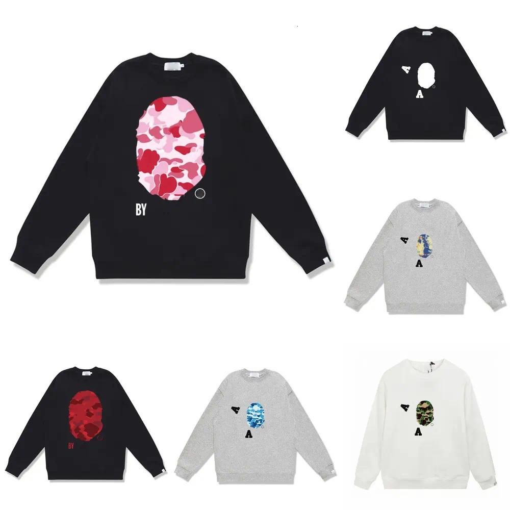 Pull pour Homme Camouflage Requin Lettre Imprimé Doux Respirant Coton Lâche Manches Longues Pull Rue Voyage Décontracté Quotidien Designer All Ma