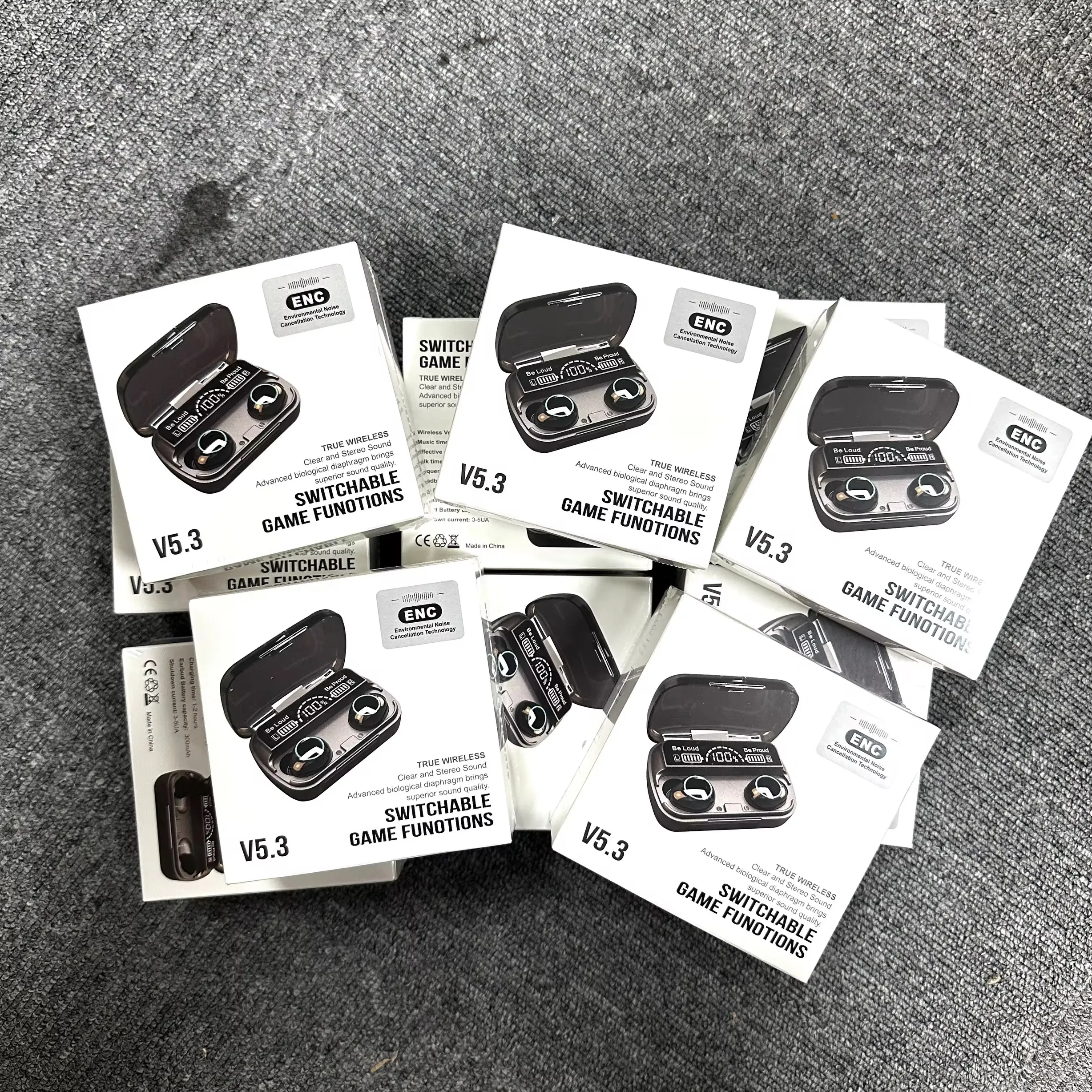 USA Stock Earphones Headphone Accessories Silicone Protective Wireless Charging Box Shockproof Case