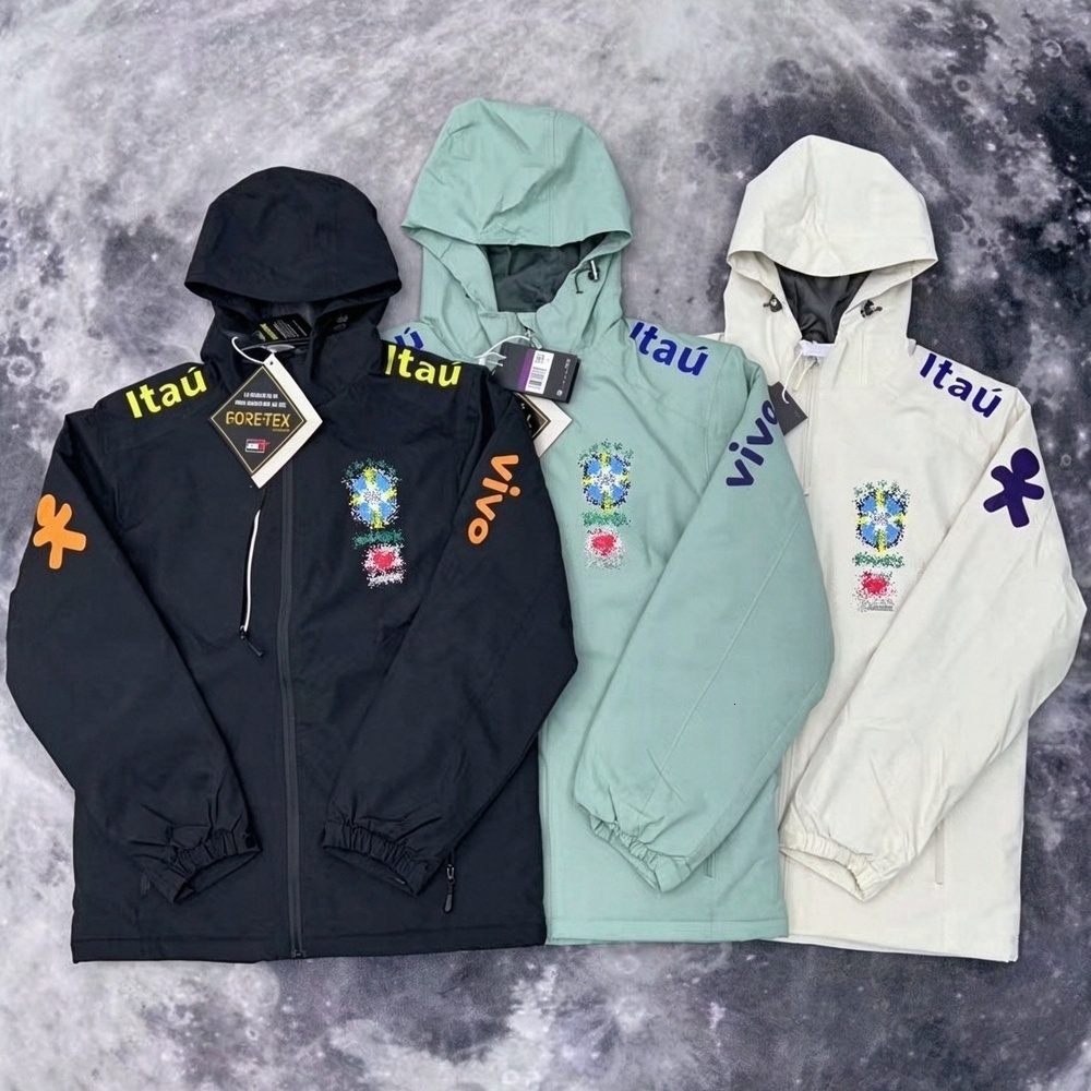 NKniky Jacket Brazil national team training jacket men veste homme windbreaker windbreaker jacket designer jacket Mens veste Designer Coat Autumn Wi