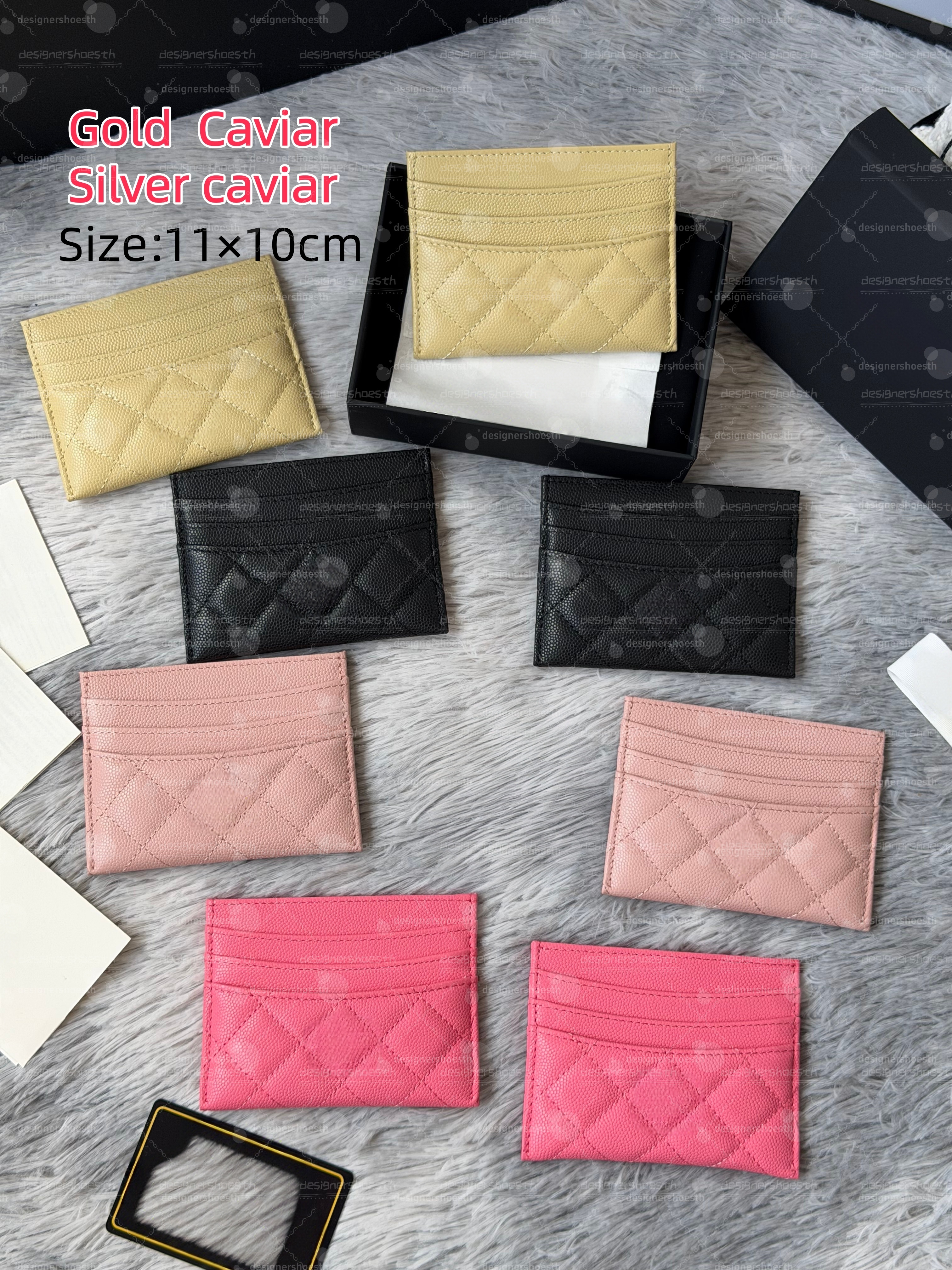 Women's Wallet Bag Handbag Designer Purses Cards Holder Coin Purse Brand Leather Small Purse Caviar Flap Clutch Small Wallet Womens mans Small