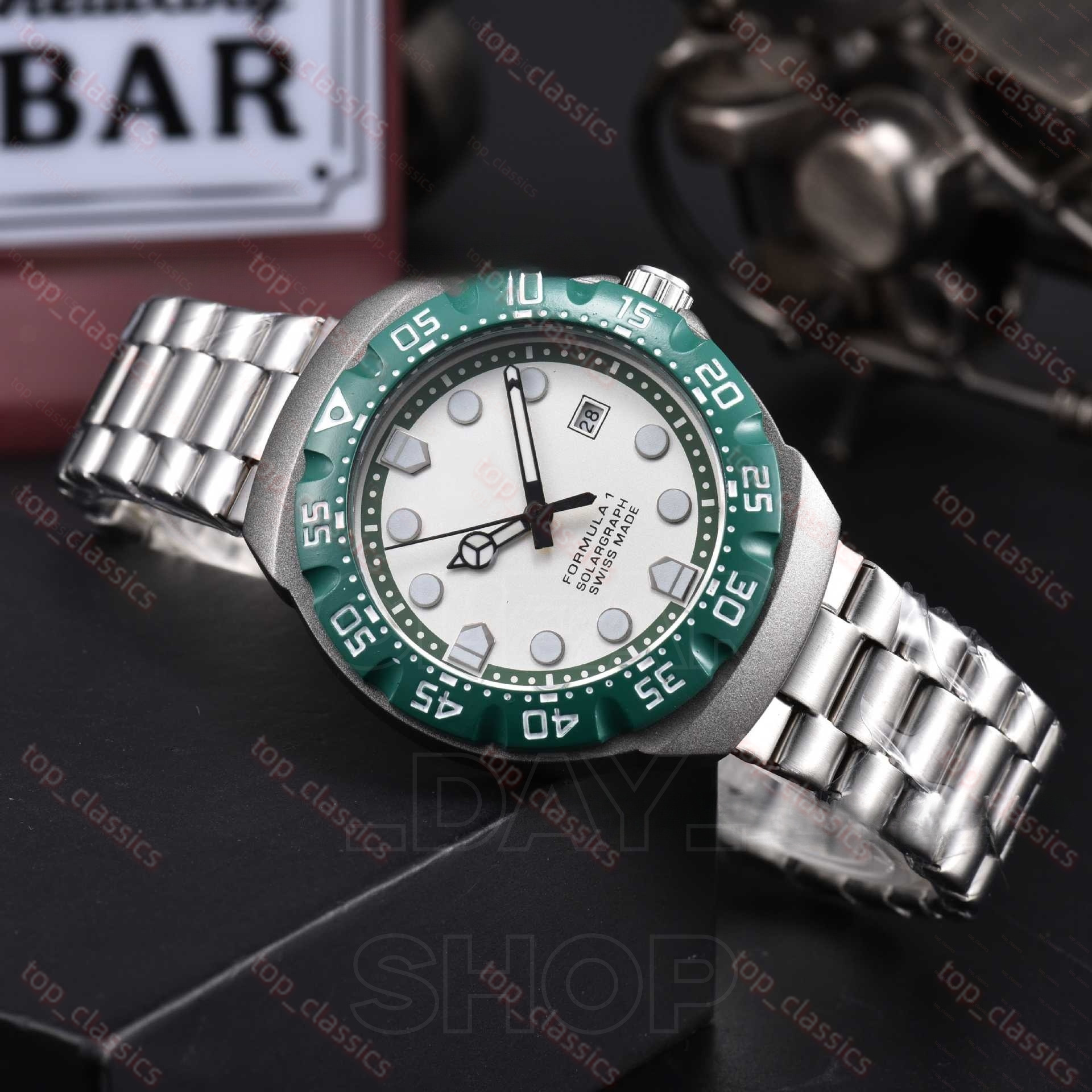 AAA Mens Designer Luxury Tagly Watch Tagness Watch F1 Carrrera Aquaracers Watch Chronograph Quartz/Automatic Watch High Quality Tagly Heuererlyness