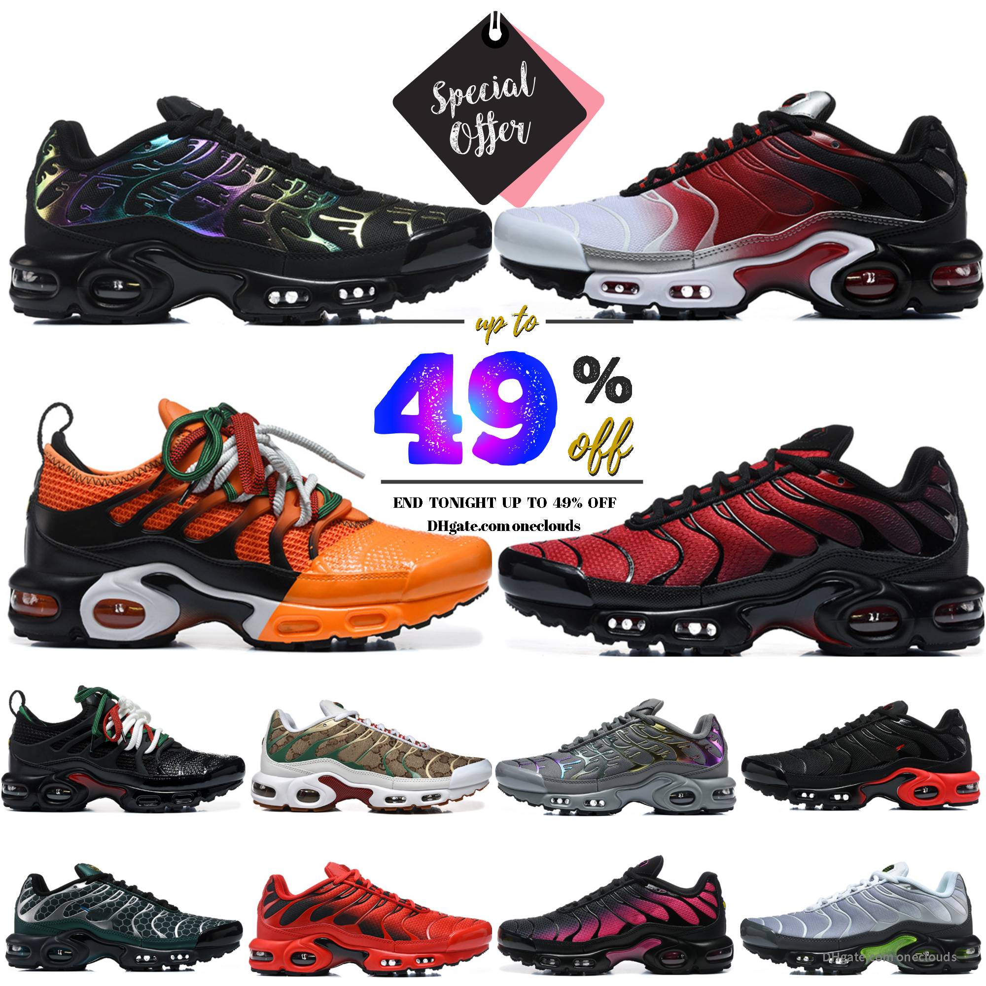 2027 Designer Mens Tn Casual ShOes Maxtns tns Triple White Black Sky Blue Gradient Dusk Unity Airmaxtns Plus tnss Tennis Breathable Trainer outdoor