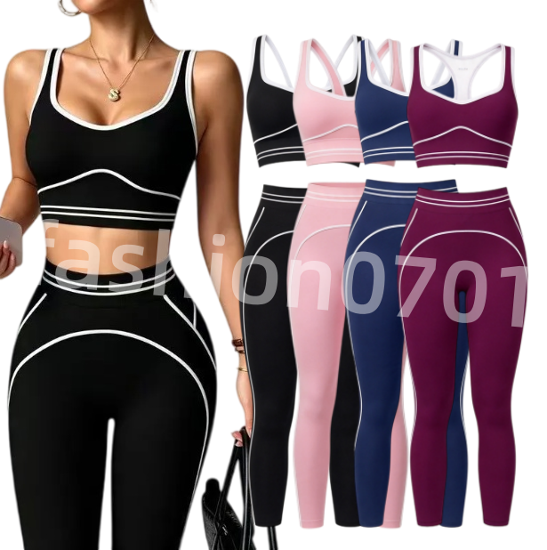 Designer Women's Yoga Set Heart Throb Bra+Leggings Yogawomen Sets Gym Short Sports Outfit Pants Shaping Waist Fitness Jogging Sportswear Runnin