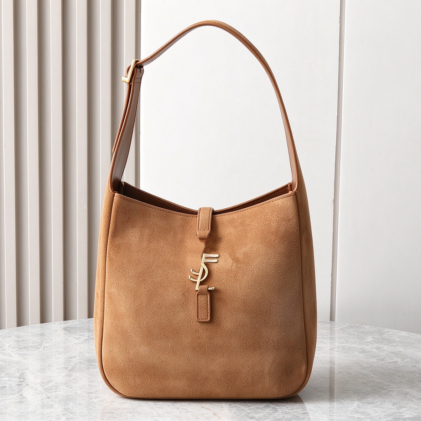 Designer Bag Suede Bucket bag LE5A7 Hobo Shoulder Bag BEA Tote Bag Vintage Brown Underarm bag Luxury Women Large Capacity Shopping Bag Fashion Handb