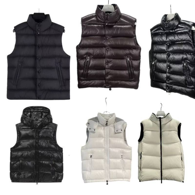 Womens Vests Women Gilet Designer Down Vest Have NFC French Puffer Bomber CoatsEmbroidered Chest Badge With Letters Body Warmer Outerwear Autumn Win