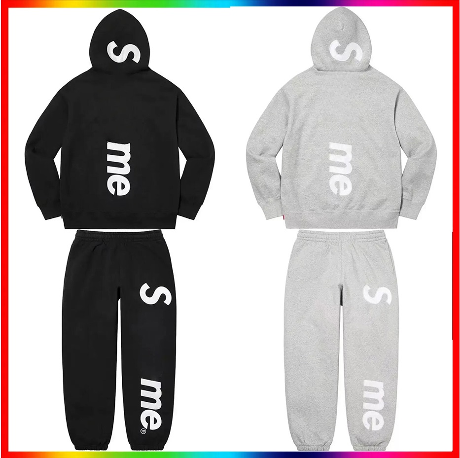 Designer Super For Me Tracksuit Men Sweatpants Hoodie Casual Pants American Street Satin Applique Womens Tracksuit Fashion Pant Hip Hop Long Sleeves