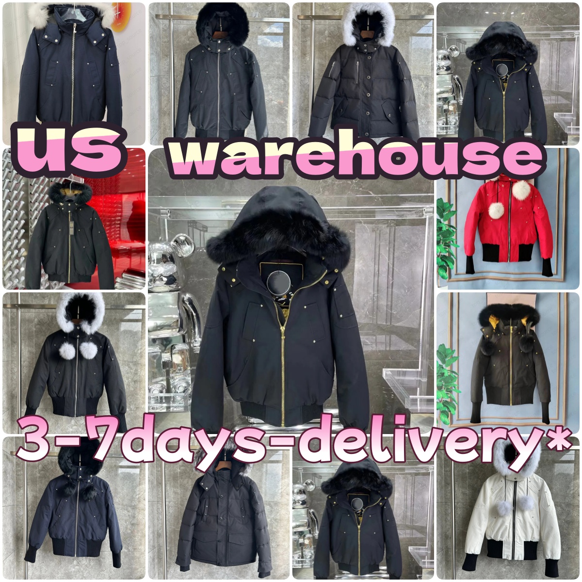 Top qualité Commentaires positifs Veste Designer Puffer MC Veste Veste d'hiver en plein air décontracté coupe-vent femmes hommes manteau imperméa