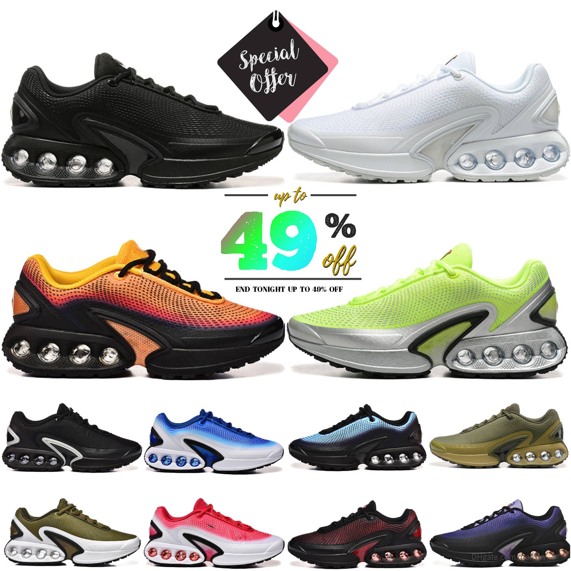 Dn Plus Running Shoes Designer Maxdn Tns Mens Women All Night Black Metallic Silver Particle Grey Racer Blue Laser Orange Bred Burgundy Crush Twist