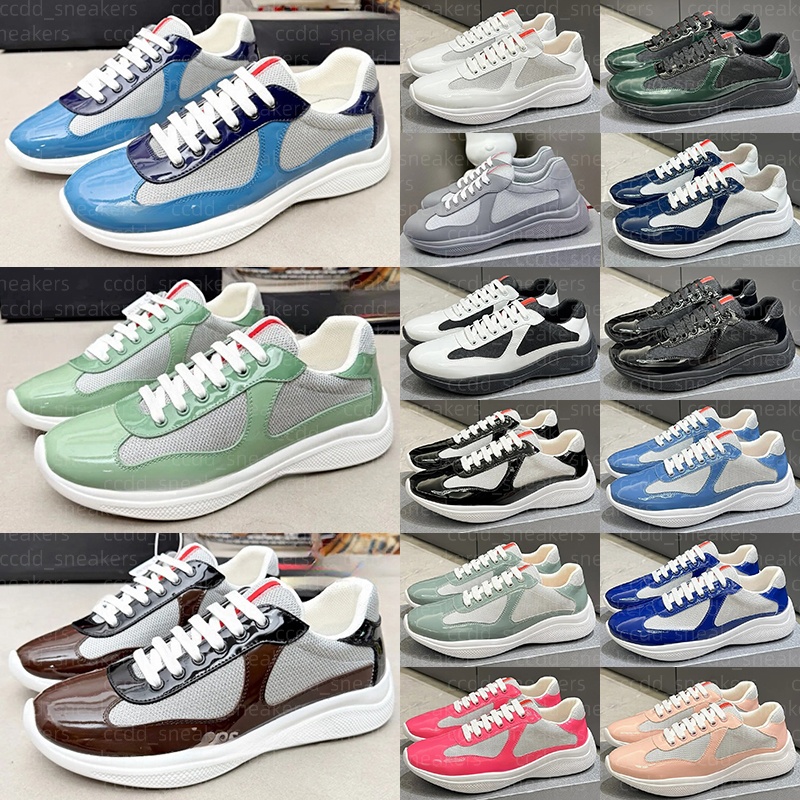 free shipping casual shoes designer cups sneakers black yellow white grey america americas cup women mens trainers outdoor sports shoe walking hotsa
