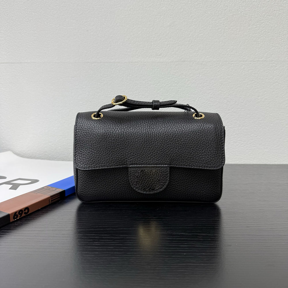 Mini Flap Bag Designer Shoulder Bag Grained Calfskin Crossbody bag 20cm Mirror quality Full set packaging X008B