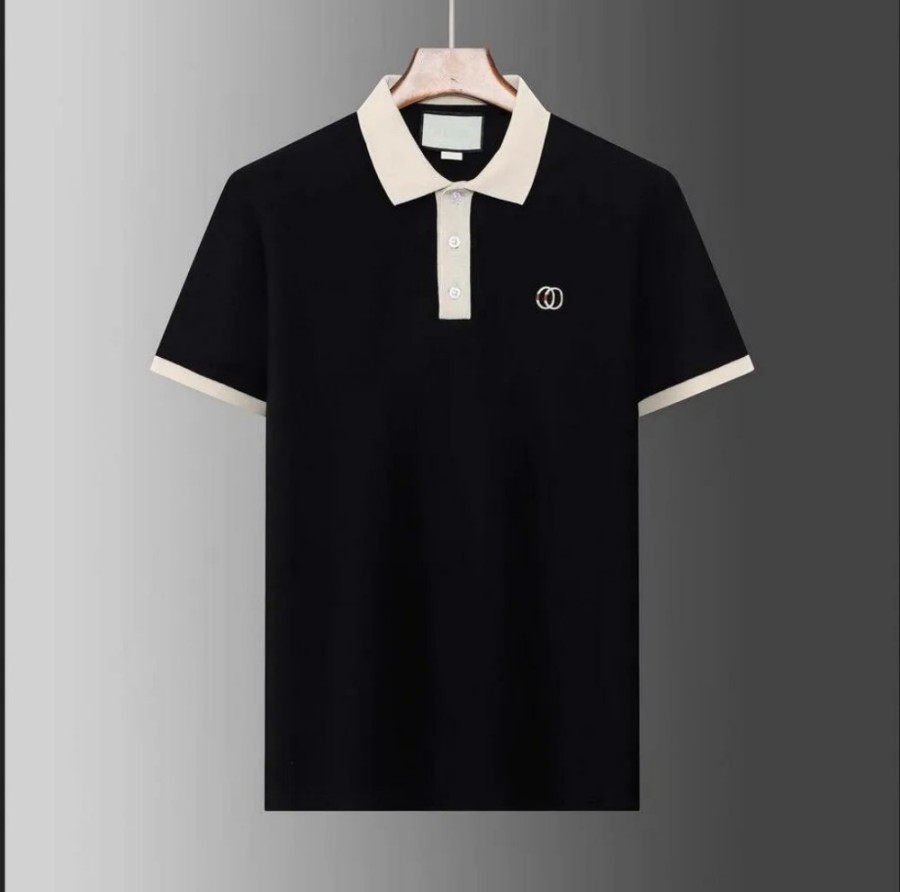 Polos de haute qualité Printemps Luxe Italie Hommes T-shirt Designer Polos Chemises High Street Broderie Impression Vêtements Hommes Marque Polo