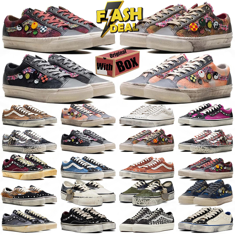 OldSkool Canvas designer Shoes Low Top Skateboard Mens Womens Casual Shoes Graphic Embroidered Classic Retro Streetwear lightweight Sport Shoes Trai