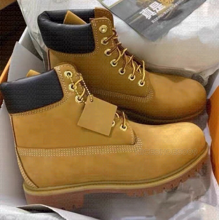 Free shipping TOP boot Designer Boots Men Women Boots Waterproof Ankle Classic Martin boot Shoes Cowboy Yellow Black Pink Hiking Motorcycle Boots wi