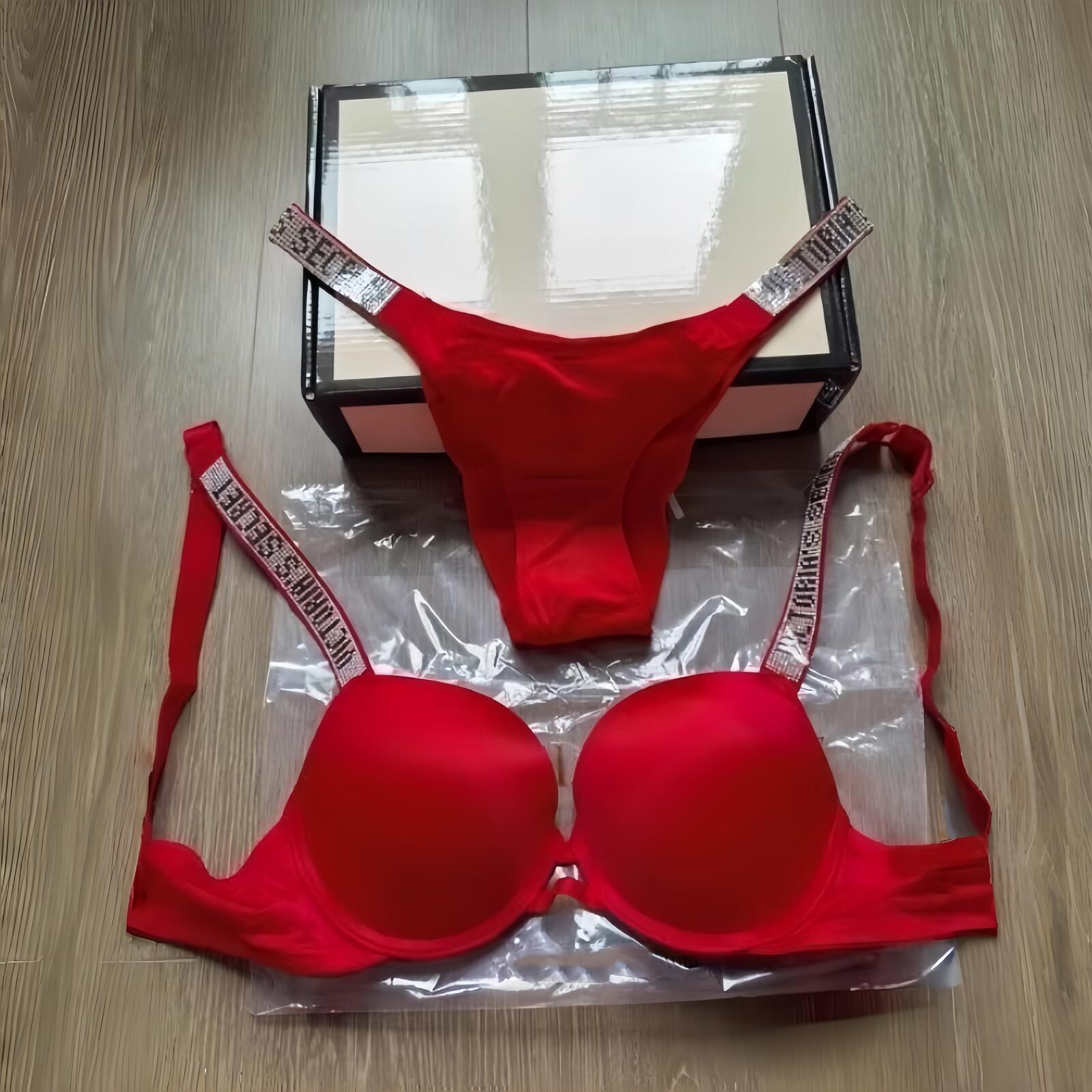 2027 NEW Victoriaitys Secretitys Bra Set Designer High Quality Women's Underwear Hot Diamond Shoulder Straps Simple And Smooth Large Rhinestone