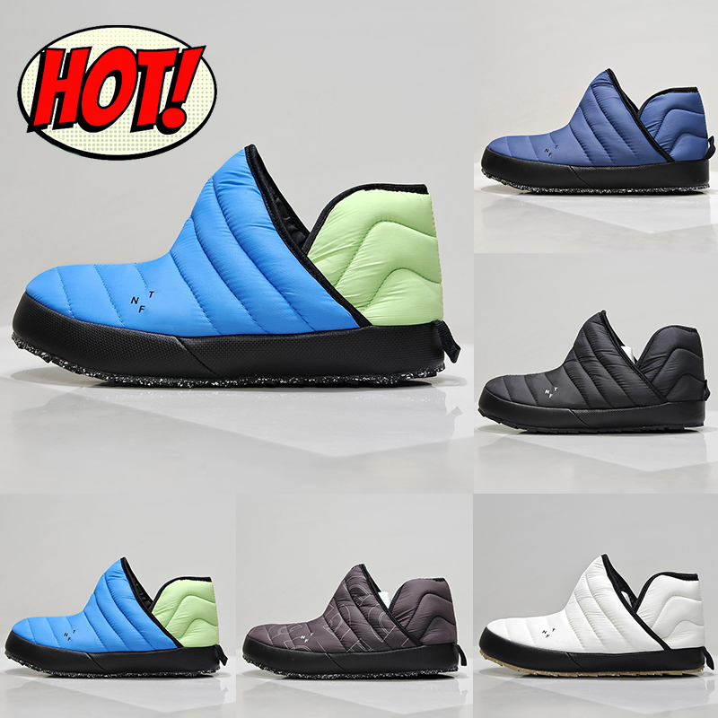 Winter Boots TNF Thermoball Traction designer Booties Triple White Black Blue Volt Dark Brown Print fashion outdoor casual boot slip on shoes men wo