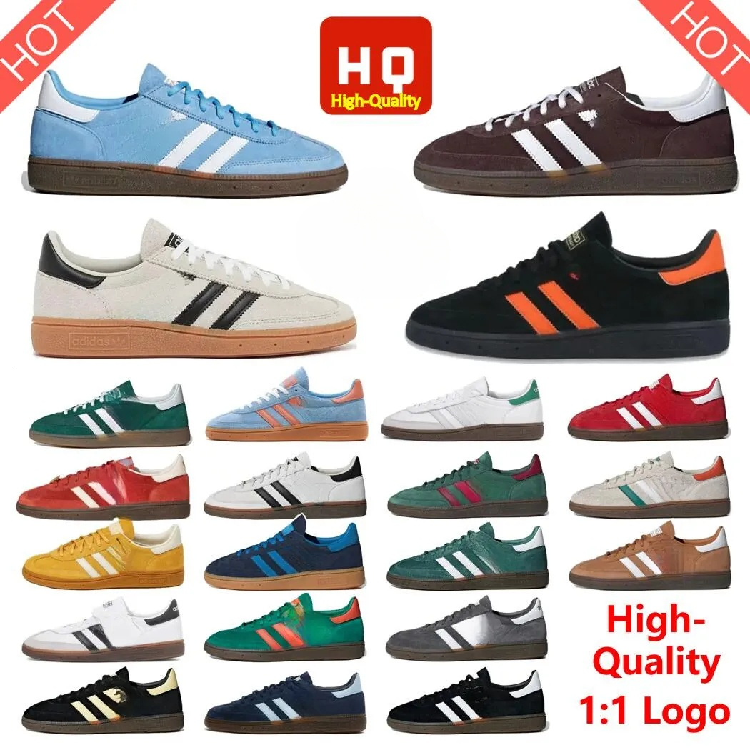 10A Designer Spezi Shoes Men Women Originals Handball Lace Up Sneakers Shoes Casual Running Shoes Brown Off White