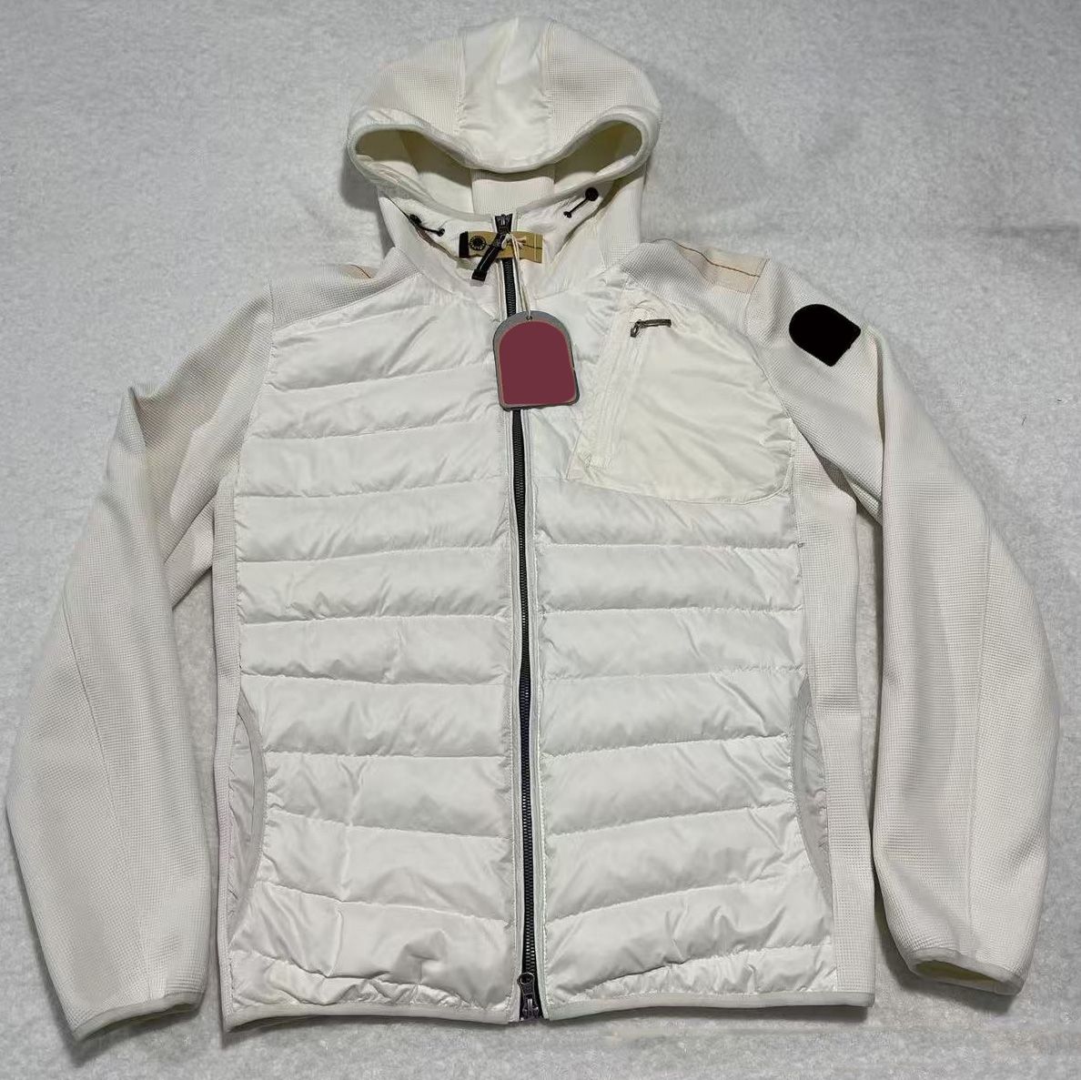 Para Jumpers Down Jacket Mens Puffer Jacket Women Luxury Winter Jacket Hooded Puffer Coat Yellow Webbing Strap Water Repellent Windproof Warm Parka