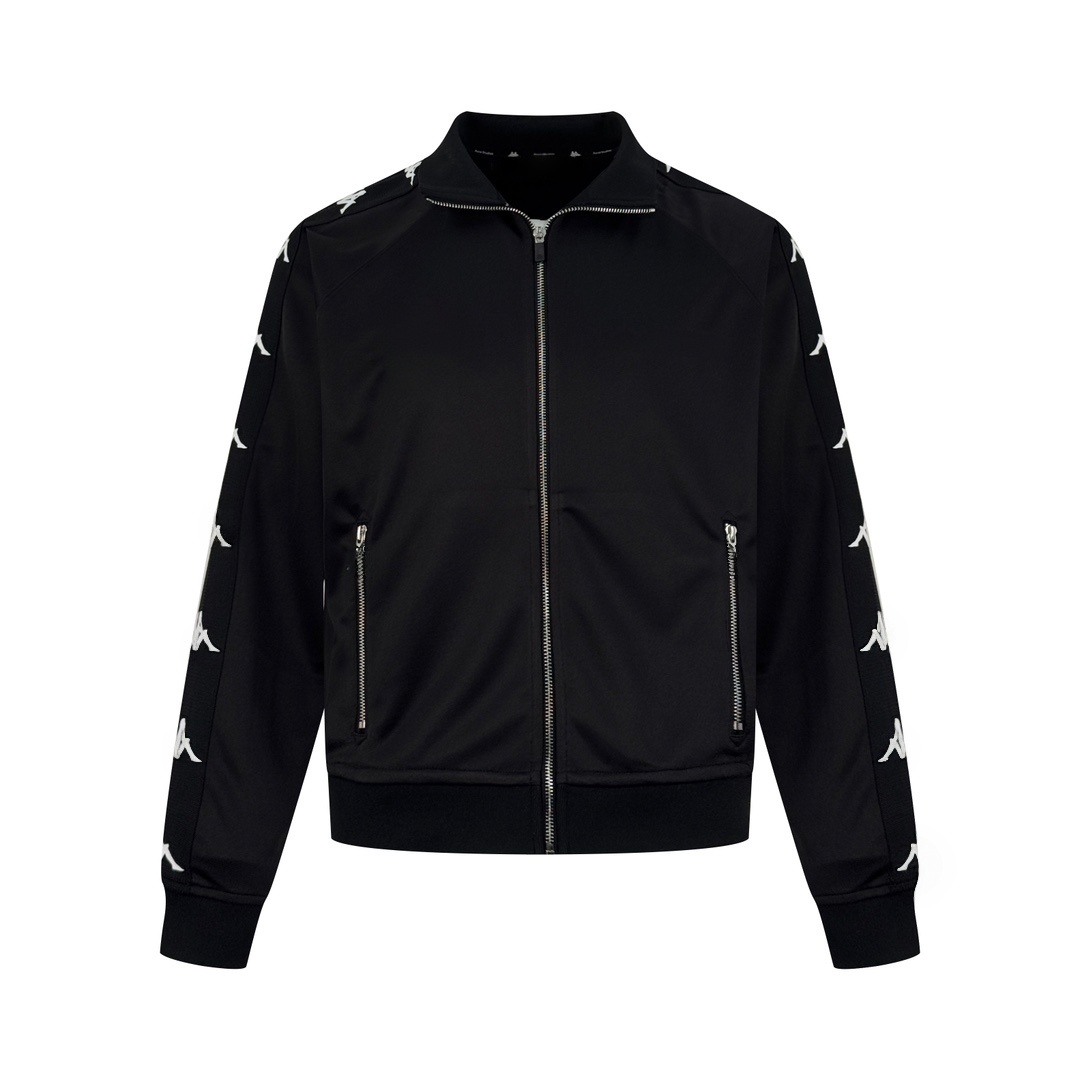 Texture exquise de vêtements de sport en coton et soie double face de haute qualité fabriqués à partir de tissu noir de qualité supérieure-Ac