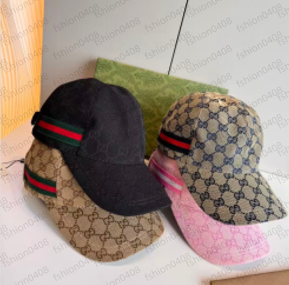 Cap Mens Canvas Baseball Caps Designer Hats Hats Womens Fitted Caps Fashion Fedora Letters Stripes Mens Casquette Beanie Hats
