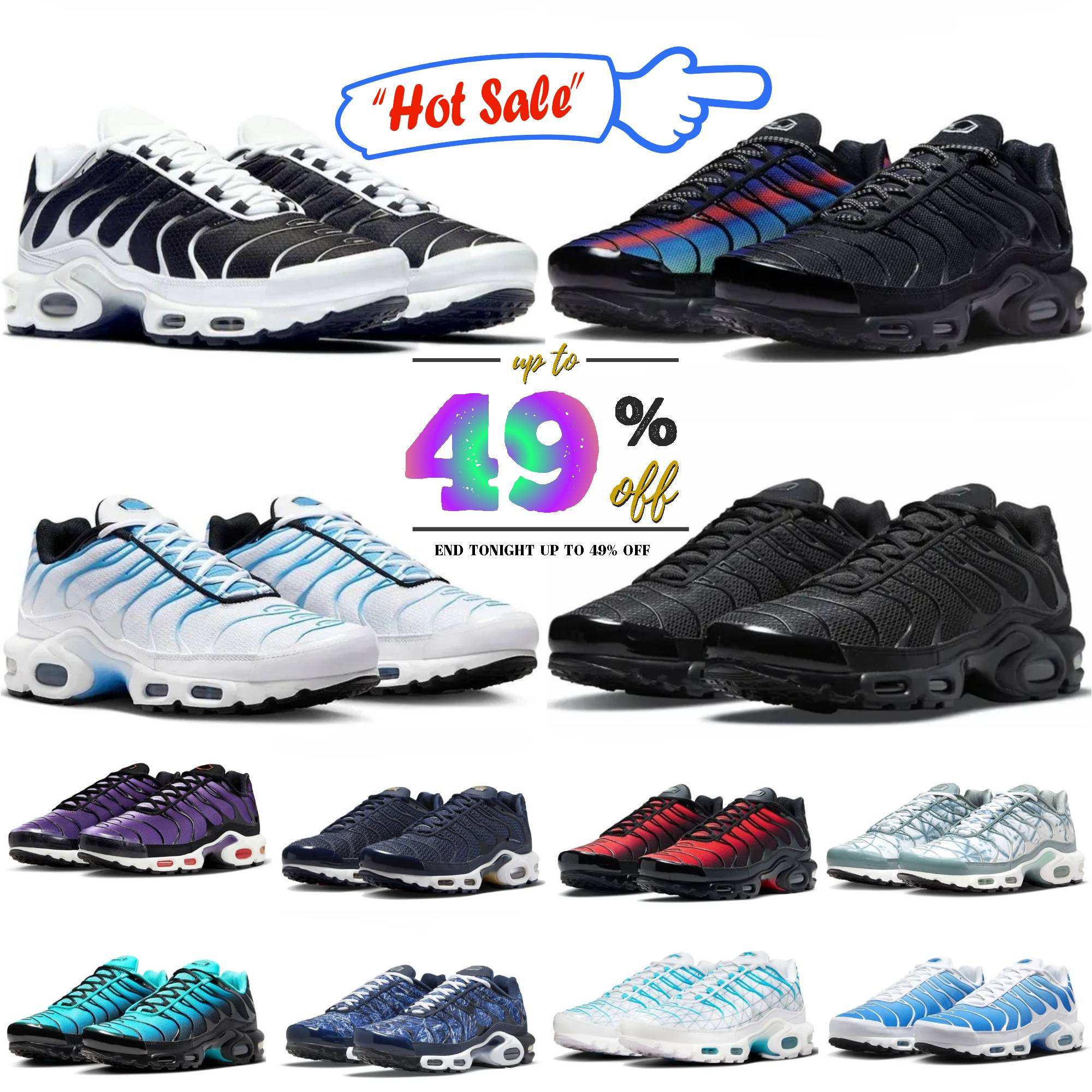 Designer Plus Tn Running Shoes tnplus Men Women Maxtn Triple White Black Voltage Purple Bred Marseille Hyper Jade Tns Utility Chaussures Tns Requin