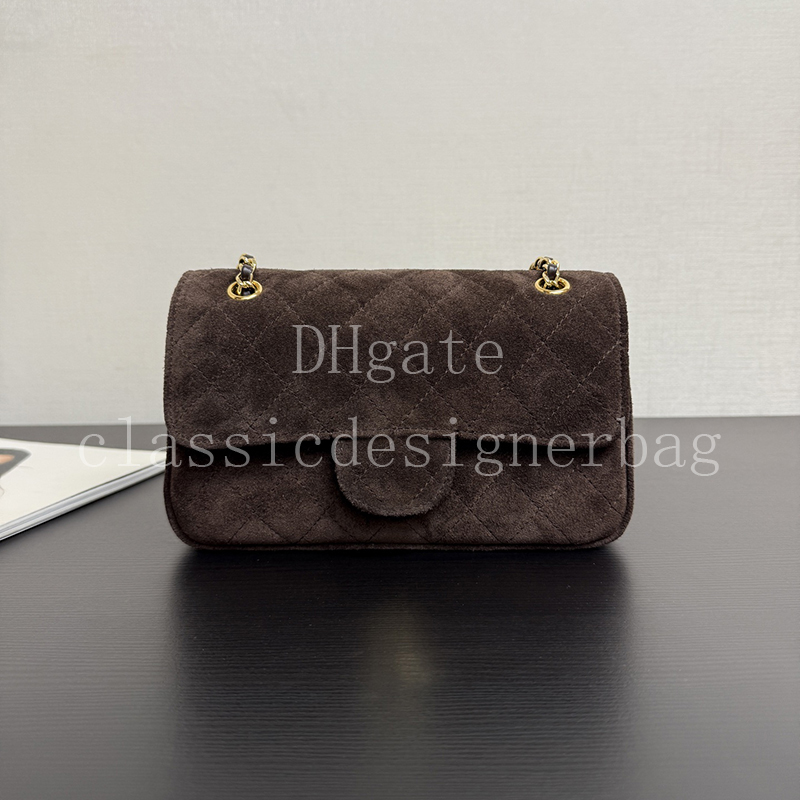 Designer Suede Mini Flap Bag Master quality Chain Bag Women Luxury Shoulder Bag 20CM With Box X001B