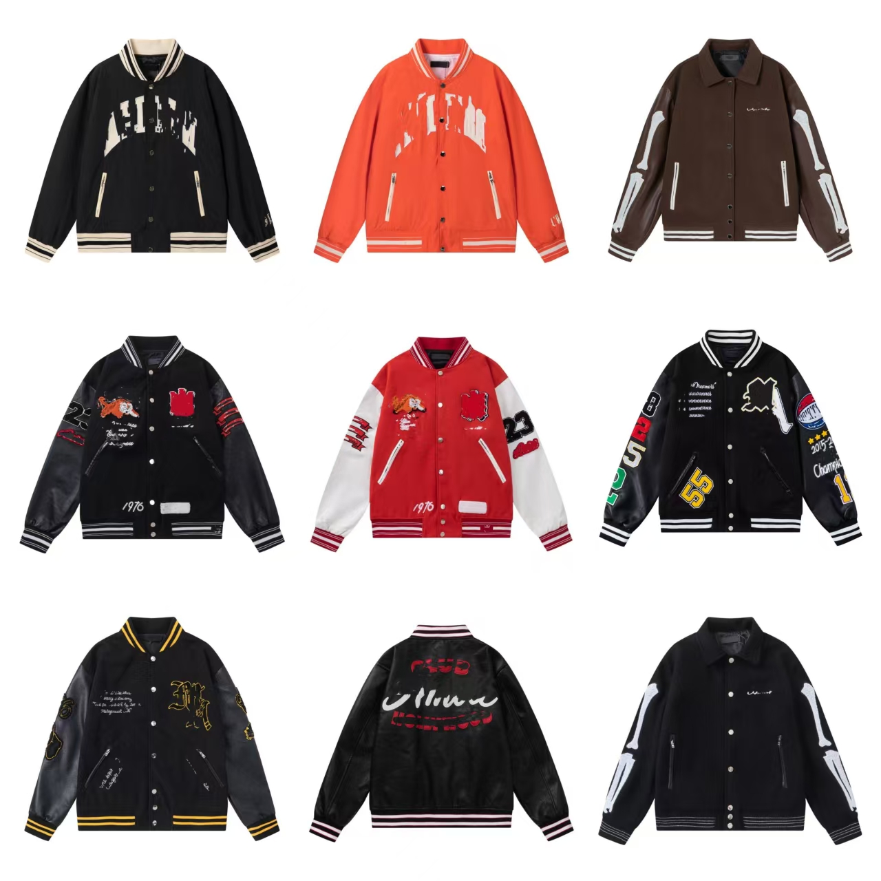 Bone Pilot Casual Jacket Unisex mens jackets designer baseball mens classic jackes bone letters embroidery stitching men coats baseball streetwear o