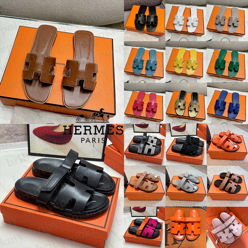 With Box Designer hermemen hermewomen her claquette oran chypre femme sandals sandles homme d h gate mens womens luxe slides heel slippers sliders s