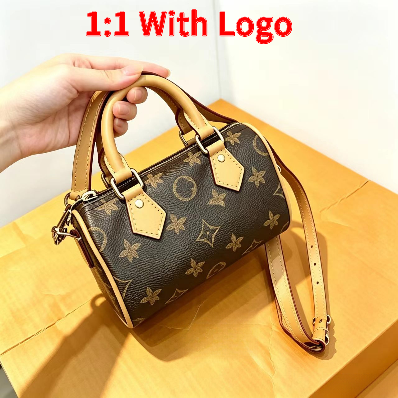 A25 Designer Bag Luxury Brown Women Handbag Nono Leather Handbag monogram bag Top Grade Crossbody Bag Mini Soft Cowhide Women's Limited Edition