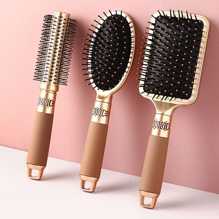 Luxury New Hair Massage Air Cushion Comb Brush Scalp Hairbrush Detangle Anti Static Salon Hairdressing Styling Tool Oval Hair Brushes Round Fast Shi