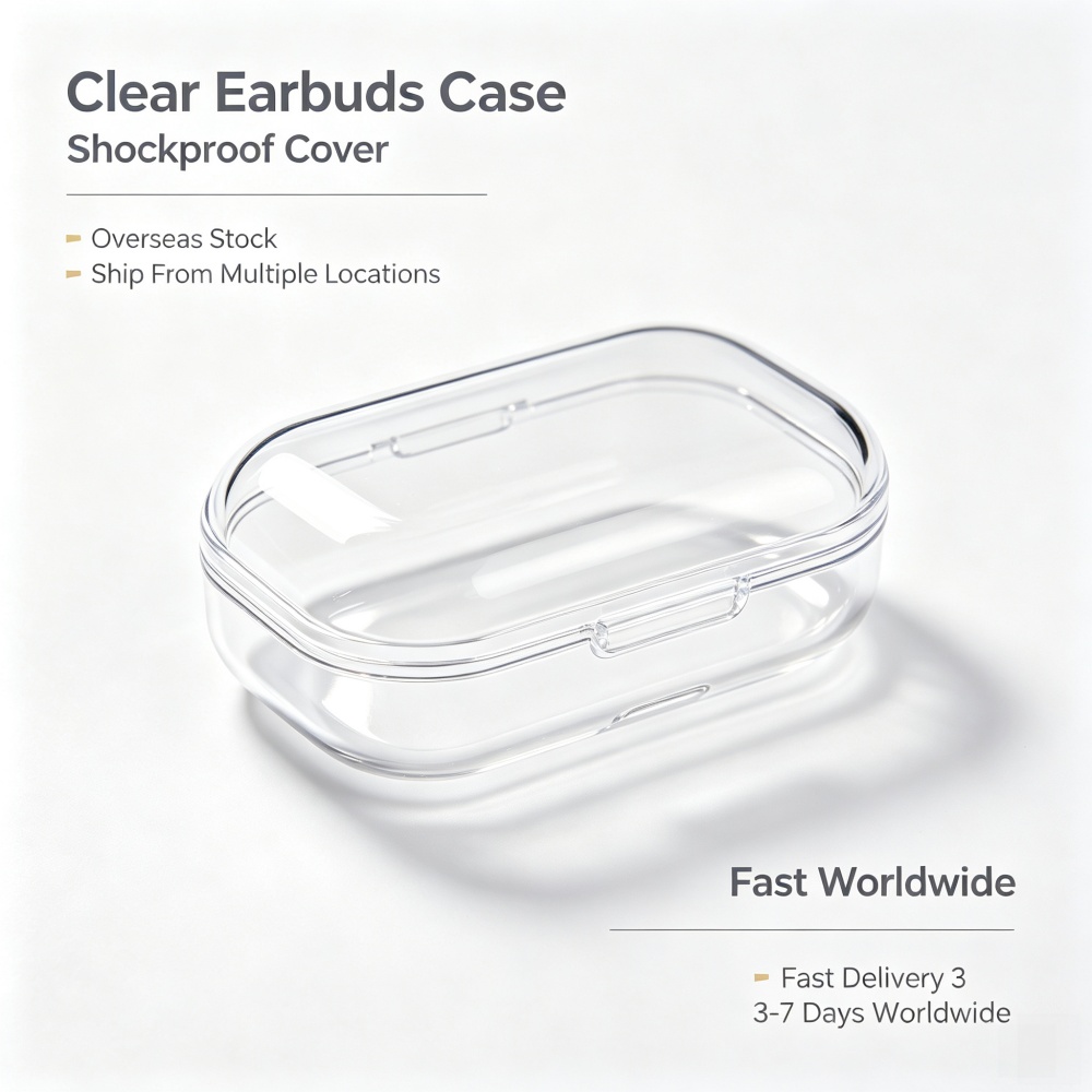 Worldwide shipping, Silicone Protective Case Compatible with Pro 2/3/4 & Max Earbuds, EarphoneCover Supports Wireless Charging