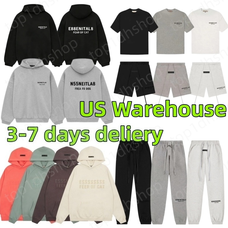 Designer hoodies pants mens t shirt shorts set men sillicon letter tracksuit unisex clothe pullover long sleeve essential hoodie sweatpants sweatshi