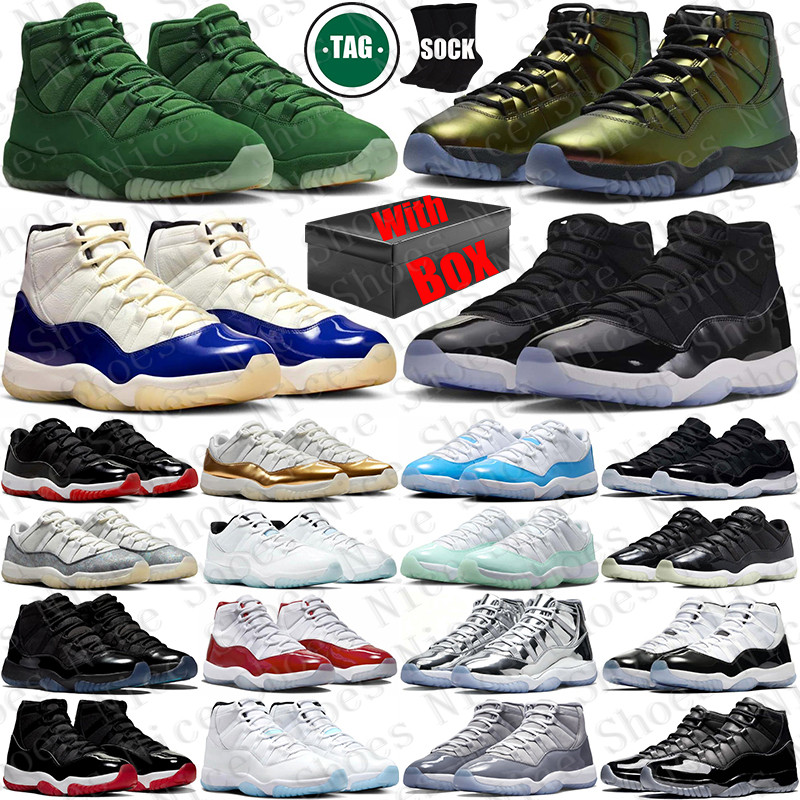 Free Shipping With Box Basketball 11 11s lows Shoes stock x Designer Sport sneakers Gamma Blue for mens womens Space Jam high Green Screen d h gate