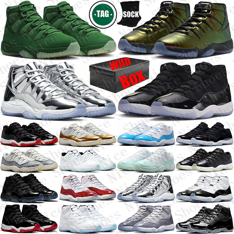 Free Shipping With Box Basketball 11 11s lows Shoes stock x Designer Sport sneakers Gamma Blue for mens womens Space Jam high Green Screen d h gate