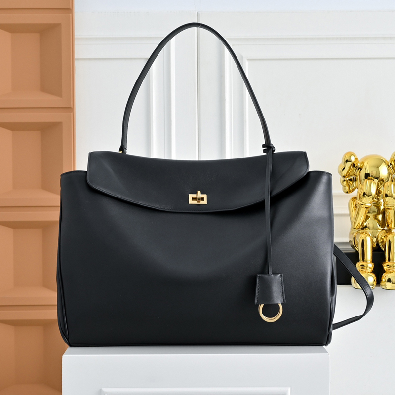 Men Women Designer Bag Classic Multi size 35CM Rodeo 100% genuine leather Tote For Women Brand Simple Metal Buckle Underarm Bags Shoulder Bag
