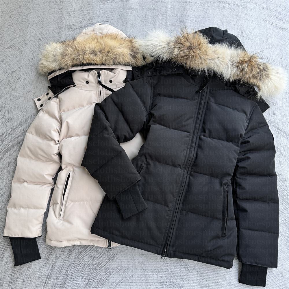 Designers Women Down Jacket Long Coat Large Pocket Fur Collar Thermal Top Female womens autumn winter Large Clothing Coats Doudoune Femme Sizes XS -