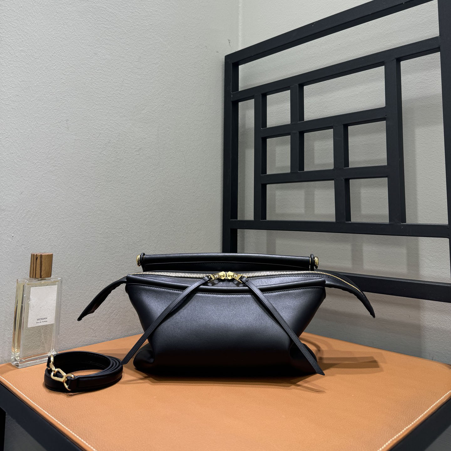 Designer Bag Curved Whisker Crossbody Bag New Release Series Smooth Glazed Leather Top Handle Bag, Trendy Multiway Purse for Dating Work Casual Trav
