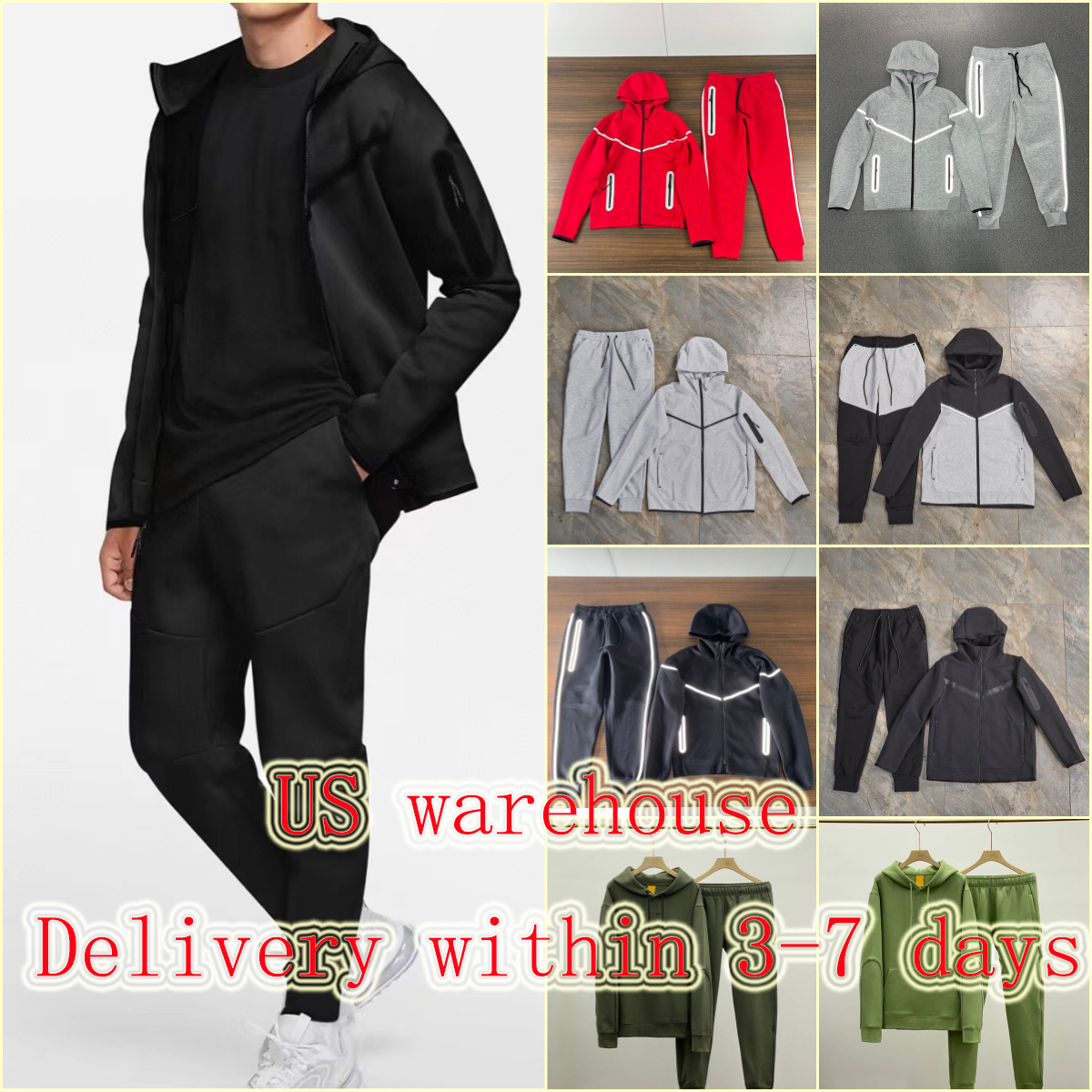 Designer Tracksuits Men Womens Hoodies Fleece Clothes Suits Sports Pants Jackets Zipper Thick Sportswear Nocta Sportsuit Coats Winter Coat Techfleec