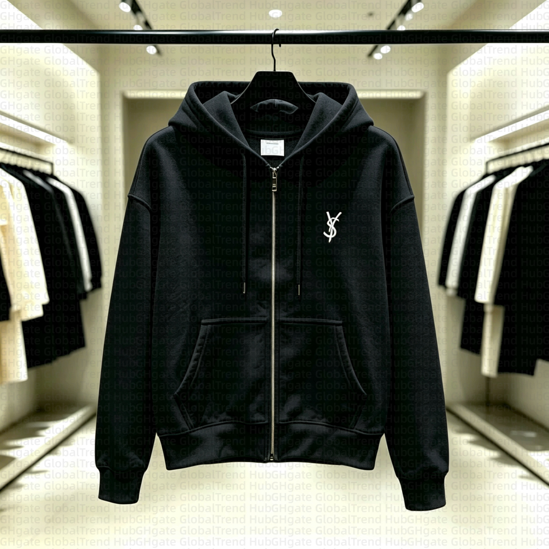 womens coat Ladies Autumn Winter Hoodie Coat, Zip Hooded Jacket With Chest Letter Embroidery, Minimal Trend Vibe, Warm Casual Outerwear For Vacation