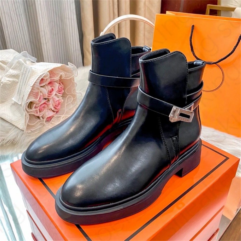 Botas de diseñador con diamantes, botines para mujer, botas de lujo, tacones clásicos, zapatos de cuero negro, botas con cordones y cremallera