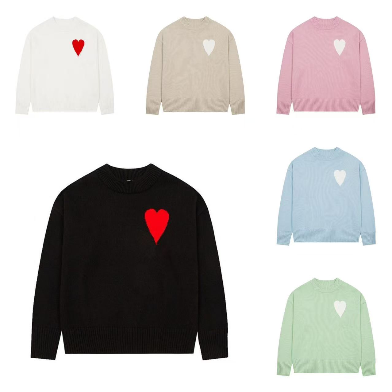designer pull hommes femmes pull pull français mode cardigan pull pull hiver femmes hommes amour chandail high street pull en tricot tricoté pull