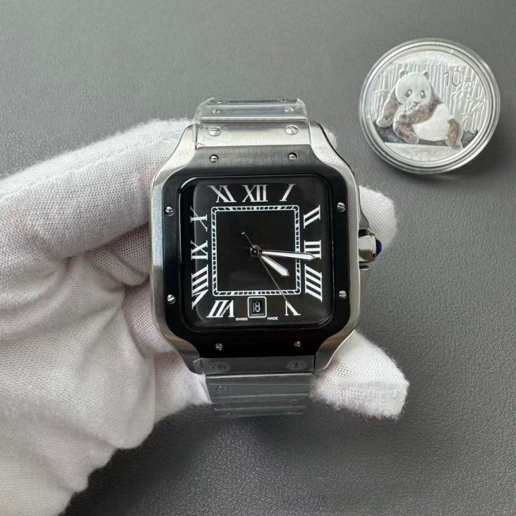 Luxury Men's Stainless Steel Casual Automatic Mechanical Watch 35mm 39.8mm, Classic Elegant Designer Wristwatch with Gift Box
