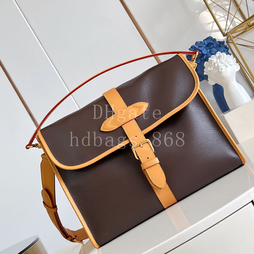 Master quality Designer Shoulder Bags Jet Lag Travel Handbags Luxury Genuine Leather Tote 34.5CM With Box LJ01B